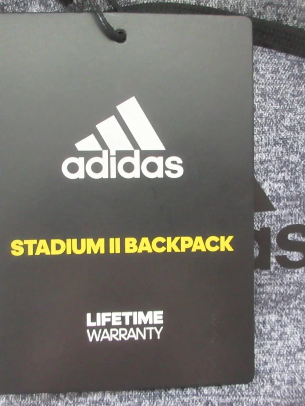 NWT Adidas Stadium II Backpack In Jersey Onyx